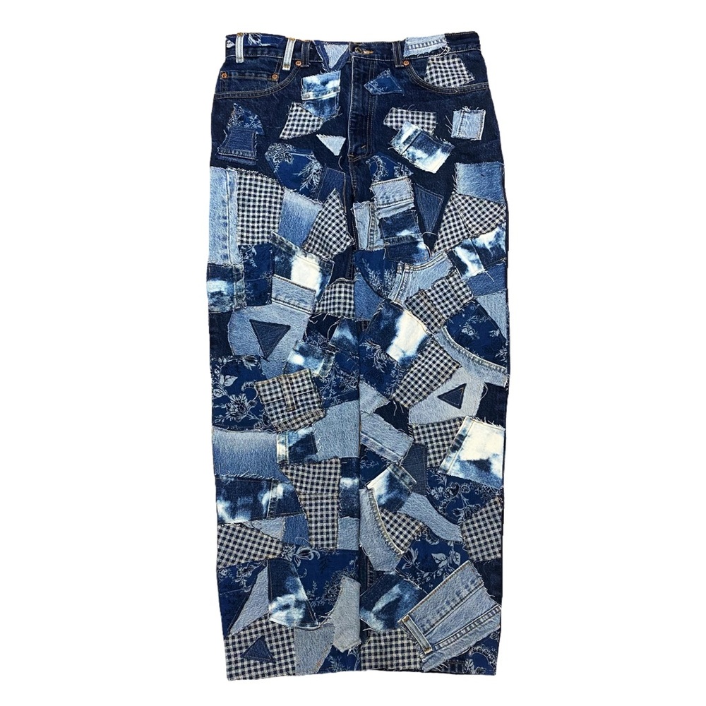 Denim patchwork jeans - Picture 10 of 10